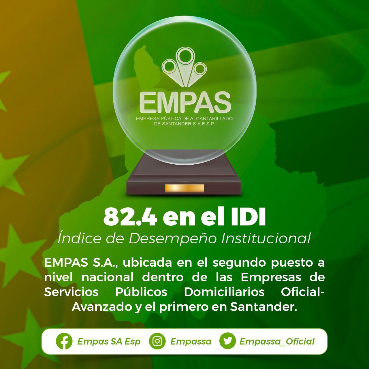 Premio Ćndice de desempeƱo Institucional Premio Ćndice de desempeƱo Institucional
